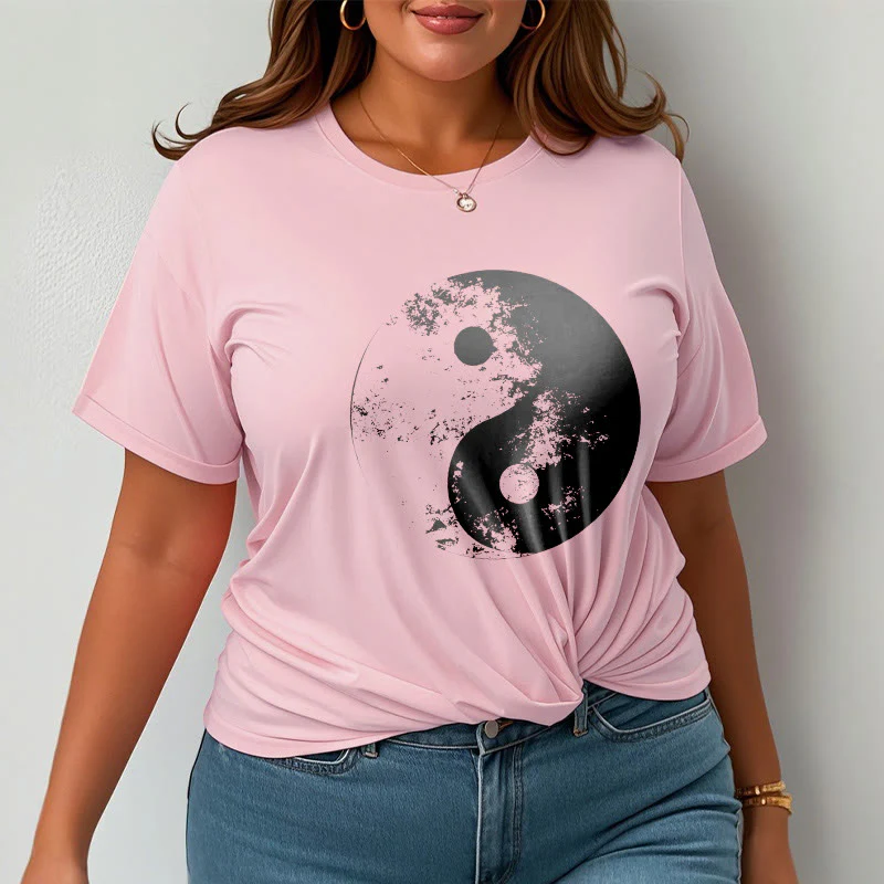 Maglietta in cotone con motivo Buddha Stones Yin Yang Tai Chi - Image 37
