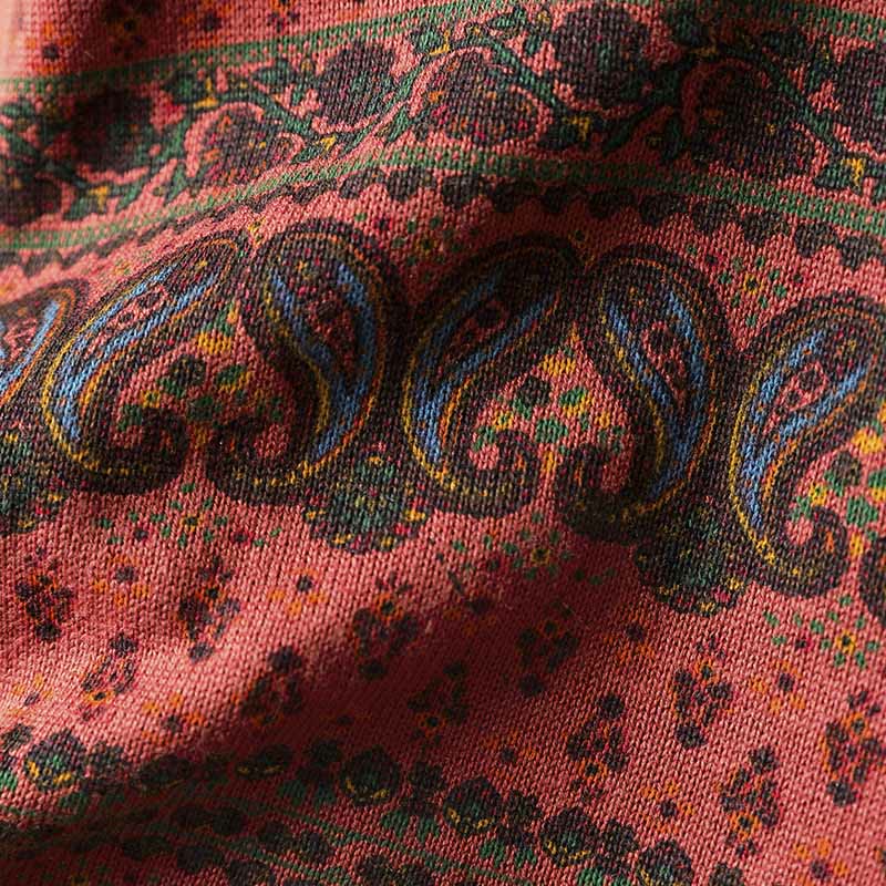 Maglione da donna in cotone con scollo rotondo, manica lunga, motivo floreale autunnale con motivo Buddha Stones Plant e tasca - Image 9