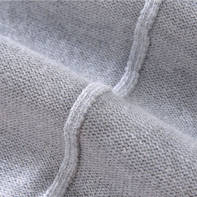 Maglione da uomo in puro cotone con collo alto, maniche lunghe e orlo a coste tinta unita, motivo Buddha Stones - Image 10