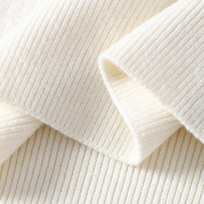 Maglione lavorato a maglia a maniche lunghe da uomo con colletto rialzato invernale Buddha Stones - Image 7