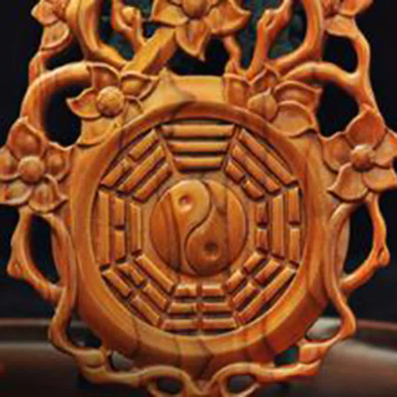 Mappa Bagua Feng Shui Legno di Pesca Mappa Energetica Equilibrio Nodo Cinese - Image 4
