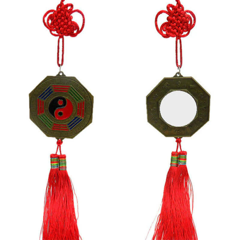 Mappa Feng Shui Bagua Mappa energetica dell'armonia dei nodi cinesi Specchio - Image 15