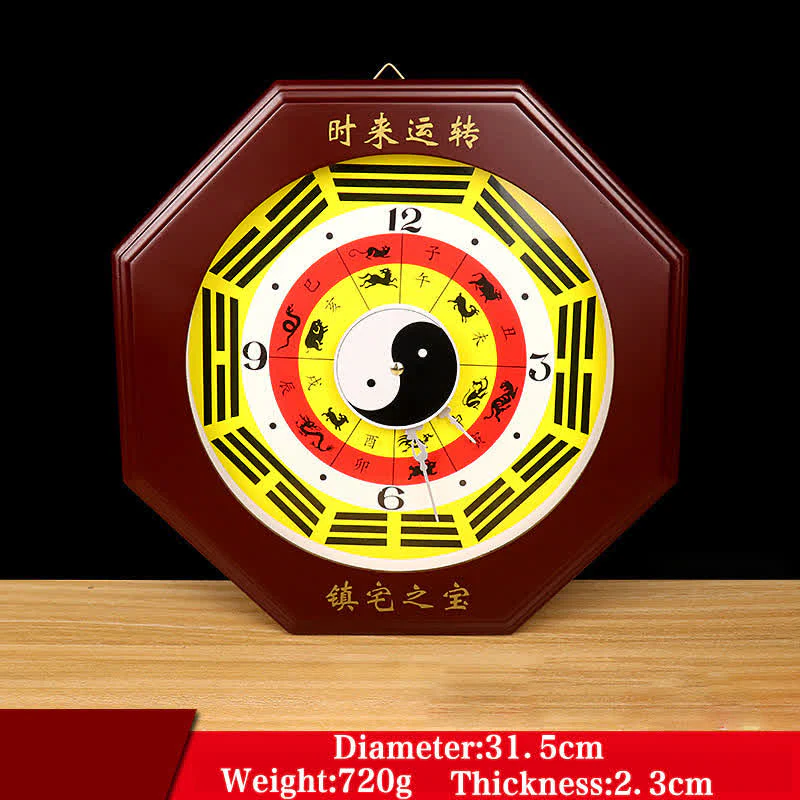 Orologio da parete con mappa energetica Feng Shui Bagua Map Balance - Image 11