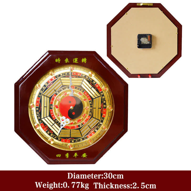 Orologio da parete con mappa energetica Feng Shui Bagua Map Balance - Image 12