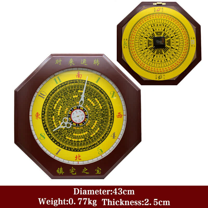 Orologio da parete con mappa energetica Feng Shui Bagua Map Balance - Image 18
