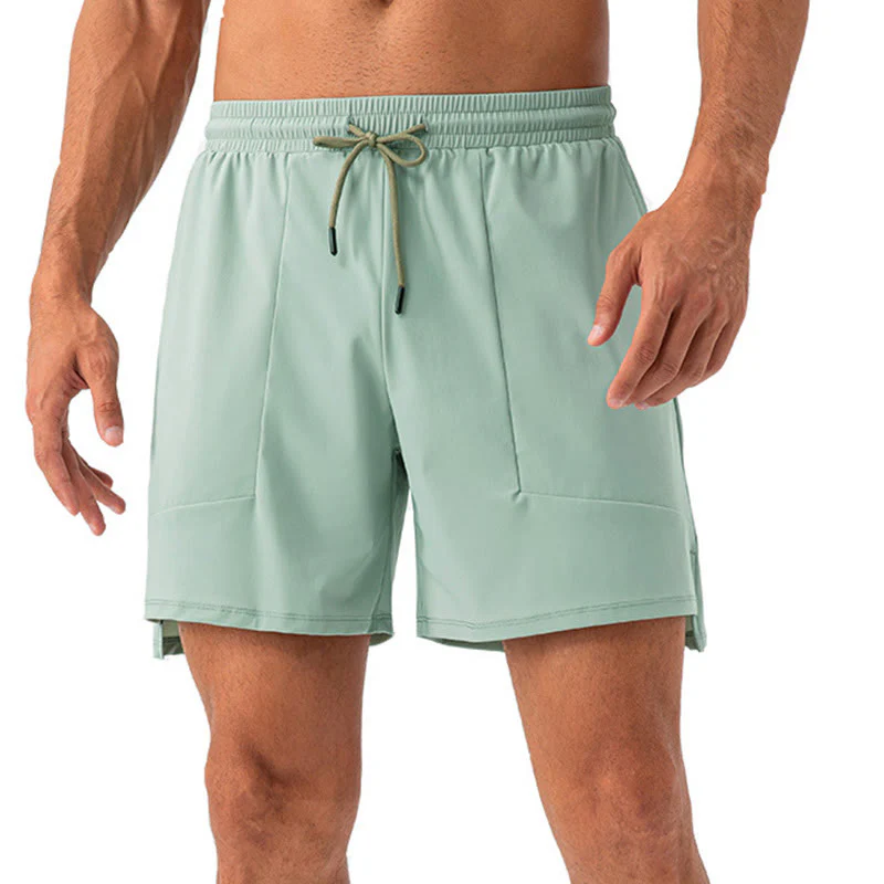 Pantaloncini sportivi casual da uomo Buddha Stones in nylon ad asciugatura rapida con tasche - Image 10