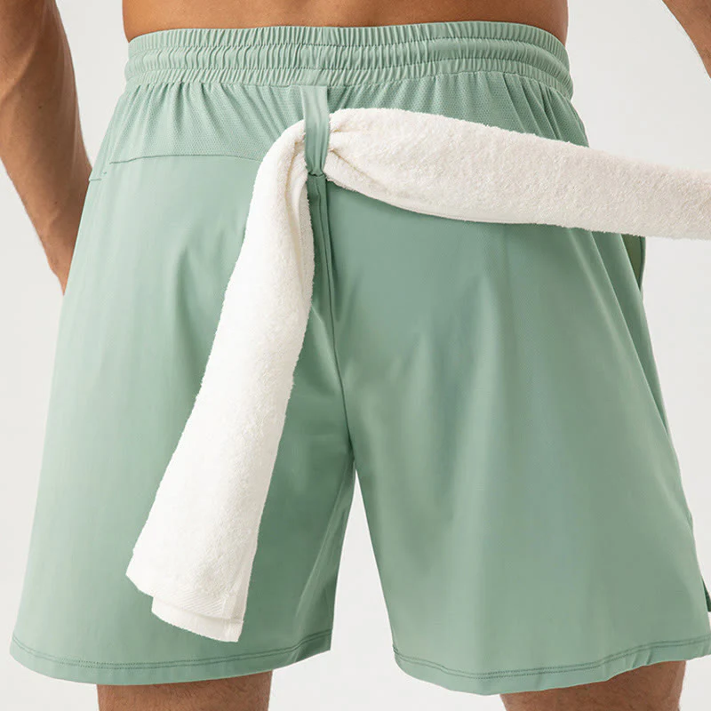 Pantaloncini sportivi casual da uomo Buddha Stones in nylon ad asciugatura rapida con tasche - Image 11