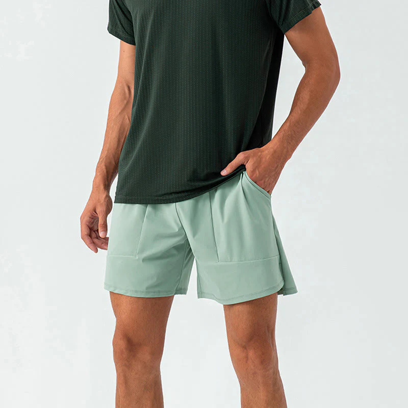 Pantaloncini sportivi casual da uomo Buddha Stones in nylon ad asciugatura rapida con tasche - Image 14
