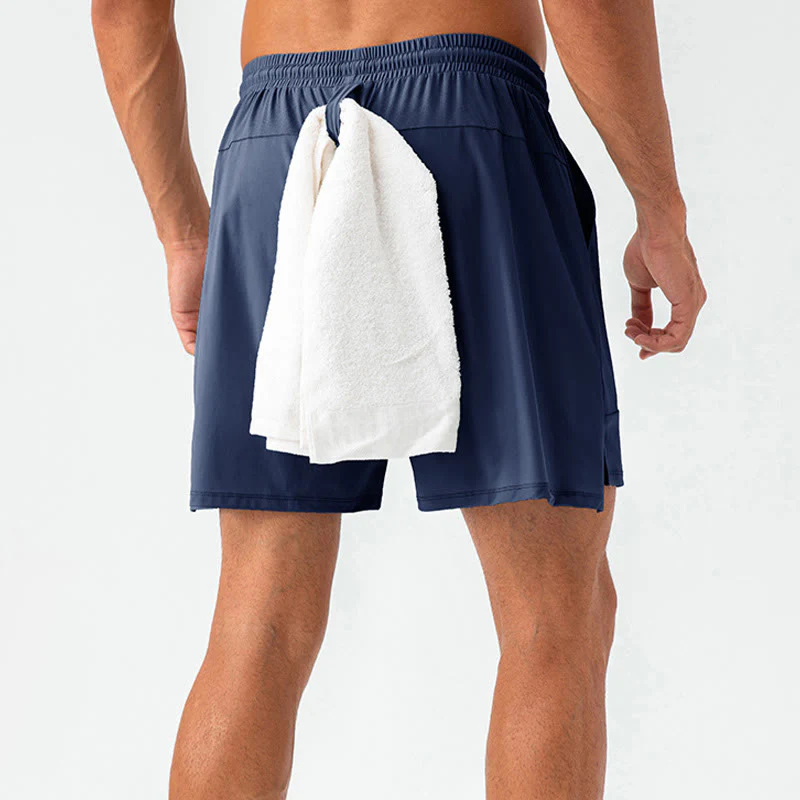 Pantaloncini sportivi casual da uomo Buddha Stones in nylon ad asciugatura rapida con tasche - Image 23