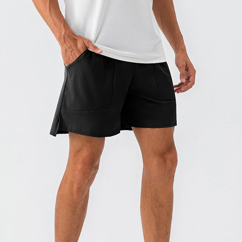 Pantaloncini sportivi casual da uomo Buddha Stones in nylon ad asciugatura rapida con tasche - Image 25