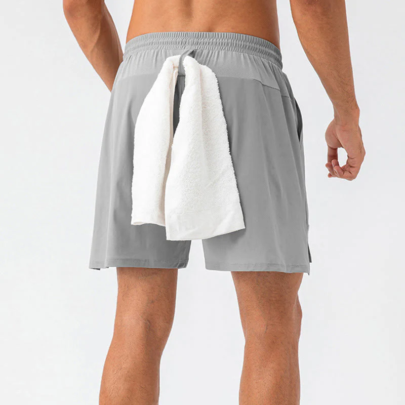 Pantaloncini sportivi casual da uomo Buddha Stones in nylon ad asciugatura rapida con tasche - Image 4