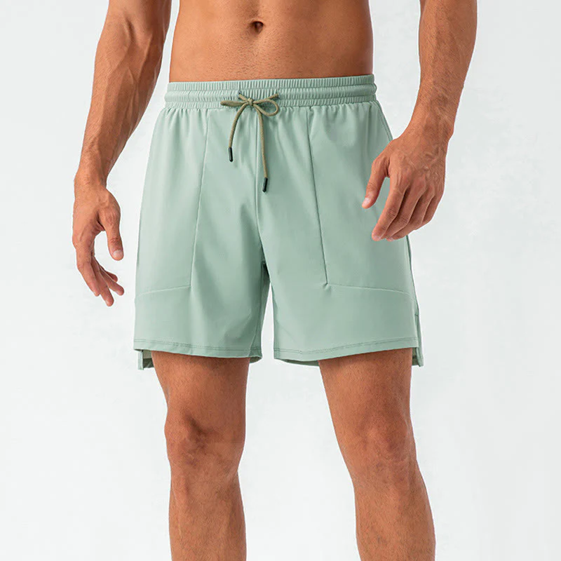 Pantaloncini sportivi casual da uomo Buddha Stones in nylon ad asciugatura rapida con tasche - Image 7