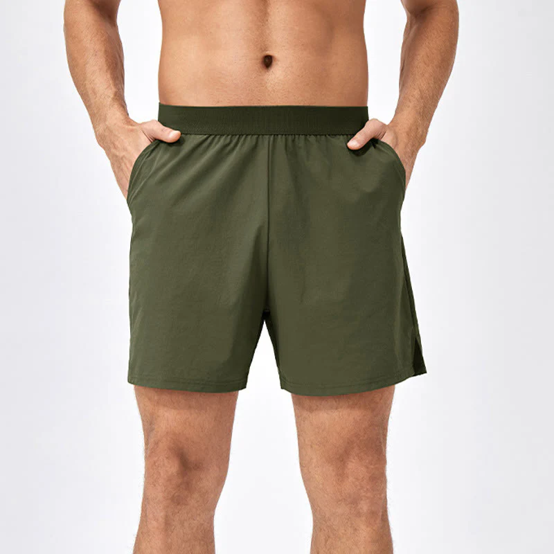 Pantaloncini sportivi casuali larghi in nylon ad asciugatura rapida da uomo Buddha Stones con tasche - Image 17