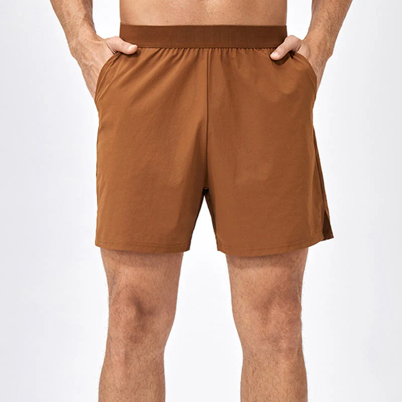 Pantaloncini sportivi casuali larghi in nylon ad asciugatura rapida da uomo Buddha Stones con tasche - Image 3