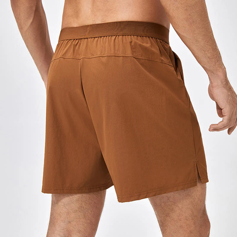 Pantaloncini sportivi casuali larghi in nylon ad asciugatura rapida da uomo Buddha Stones con tasche - Image 4