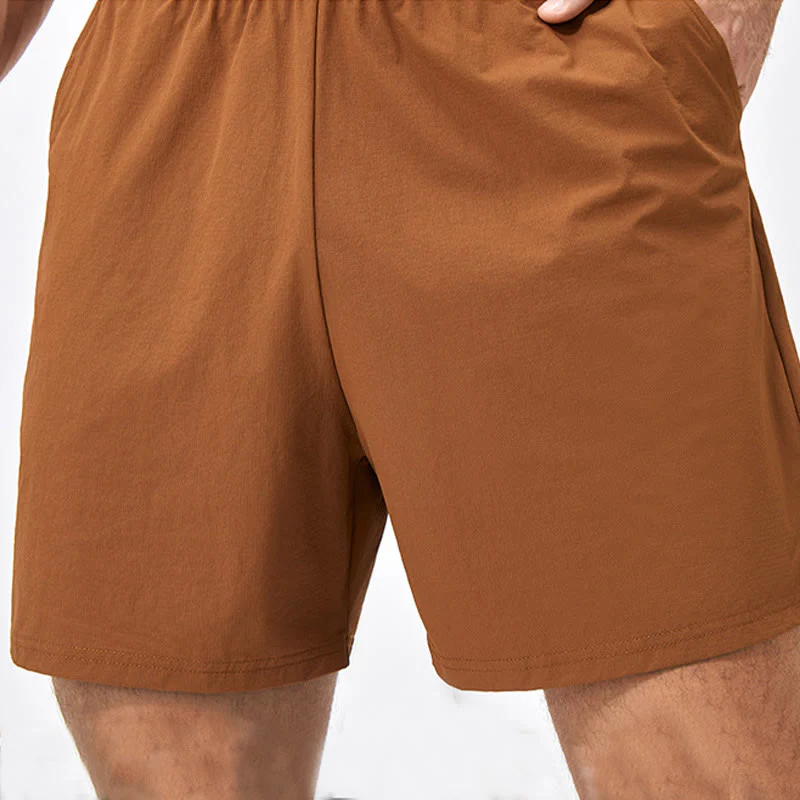 Pantaloncini sportivi casuali larghi in nylon ad asciugatura rapida da uomo Buddha Stones con tasche - Image 7