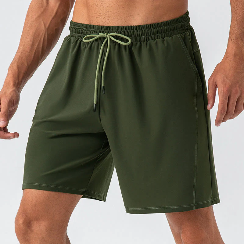 Pantaloncini sportivi da uomo Buddha Stones, casual, traspiranti, larghi, in nylon, ad asciugatura rapida, con tasche - Image 19