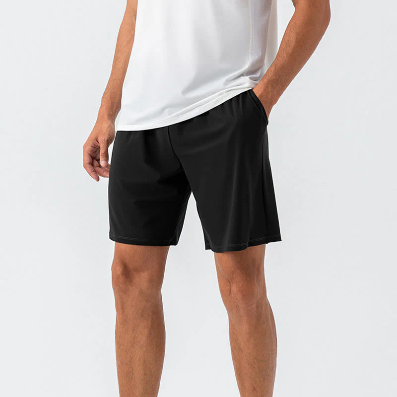 Pantaloncini sportivi da uomo Buddha Stones, casual, traspiranti, larghi, in nylon, ad asciugatura rapida, con tasche - Image 9