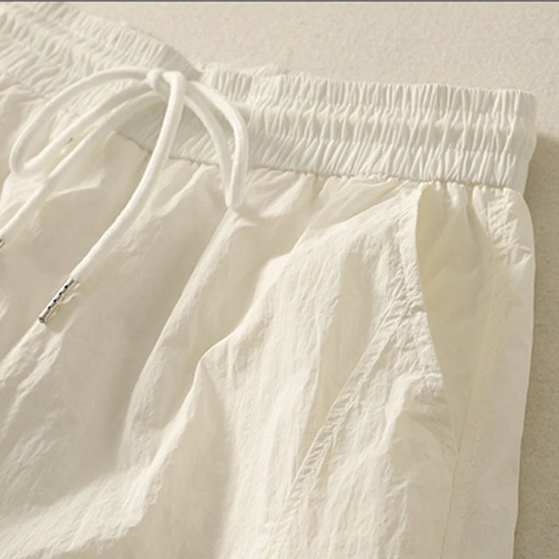 Pantaloni Buddha Stones Summer Vintage con coulisse e polsini con tasche - Image 11