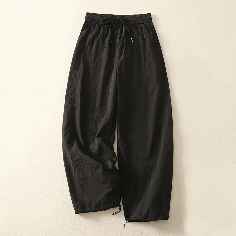 Pantaloni Buddha Stones Summer Vintage con coulisse e polsini con tasche - Image 16