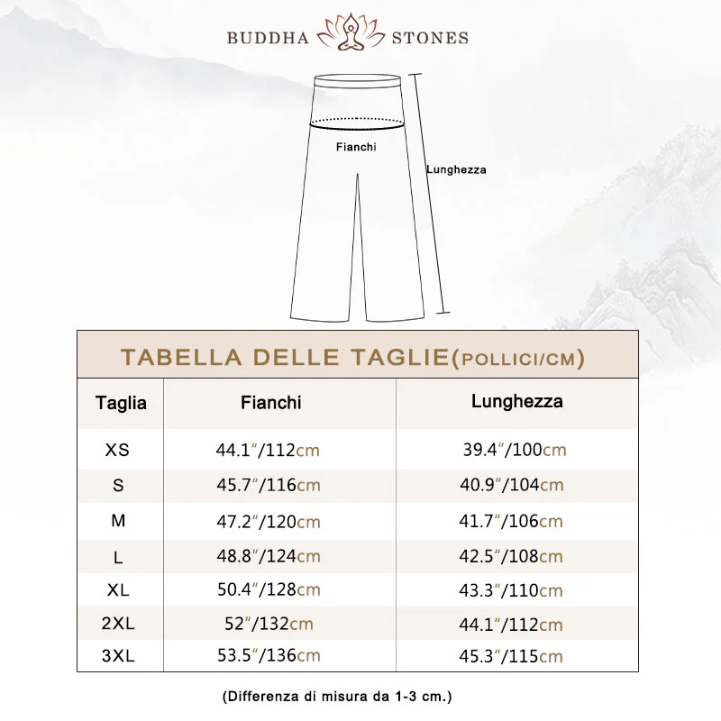 Pantaloni da allenamento in Buddha Stones e lino traspirante con tasche, unisex, estivi, elastici in vita, per Tai Chi e Qigong - Image 6