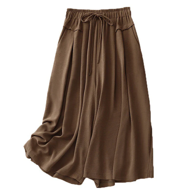 Pantaloni larghi da donna con coulisse, modello Buddha Stones, casual, etnici, semplici, con tasche - Image 9