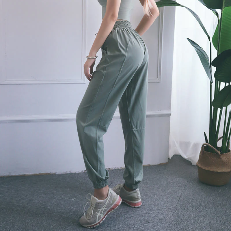 Pantaloni da jogging sportivi da yoga fitness a vita alta con tasche Buddha Stones - Image 23