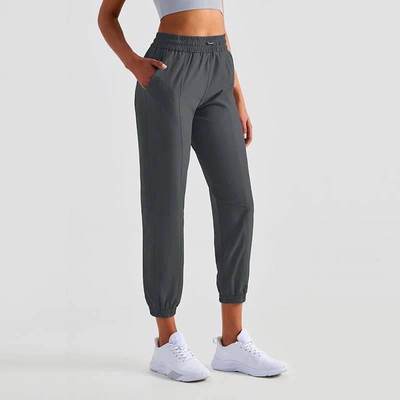 Pantaloni da jogging sportivi da yoga fitness a vita alta con tasche Buddha Stones - Image 39