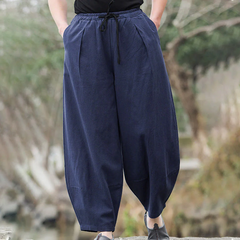 Pantaloni casual da uomo Buddha Stones con tasche - Image 5