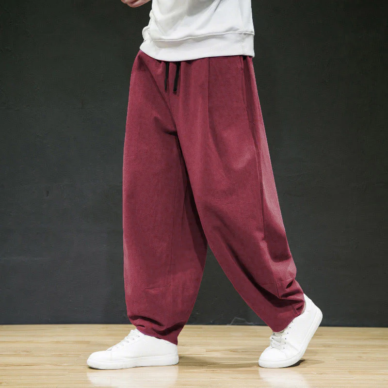 Pantaloni casual da uomo Buddha Stones con tasche - Image 9