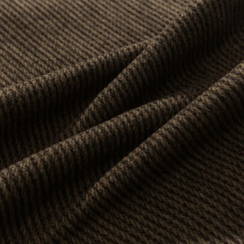 Pantaloni da uomo in cotone a gamba larga con tasche e coulisse, tinta unita, modello Buddha Stones Daily - Image 25