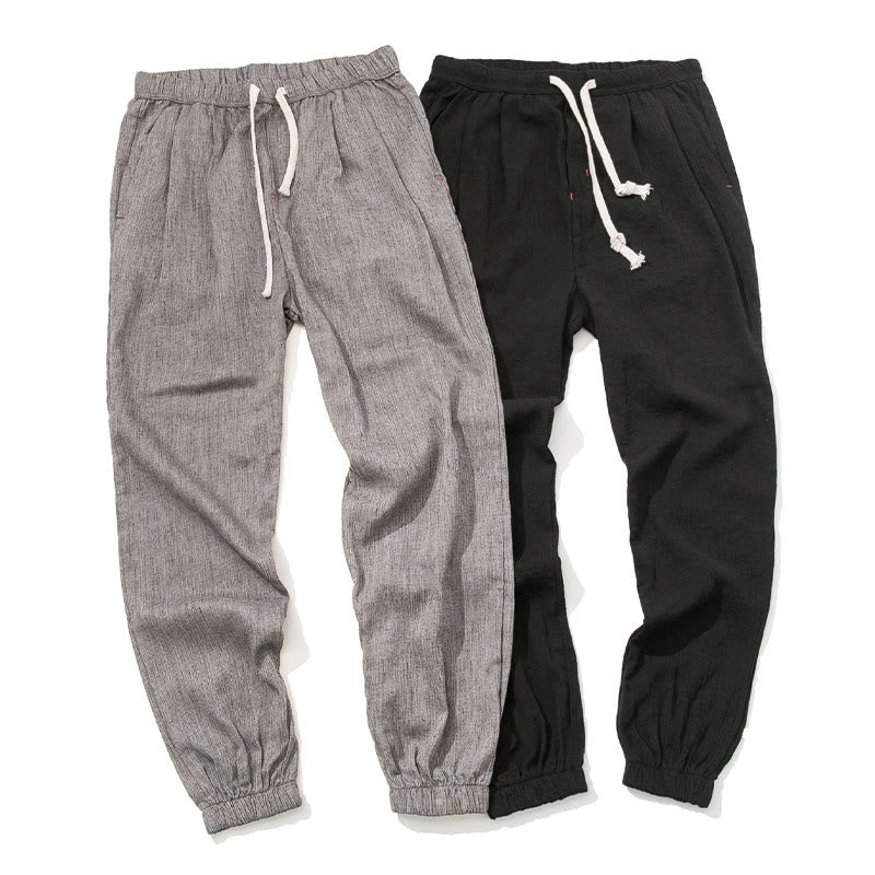Pantaloni da uomo con tasche e coulisse semplici con motivo Buddha Stones - Image 20