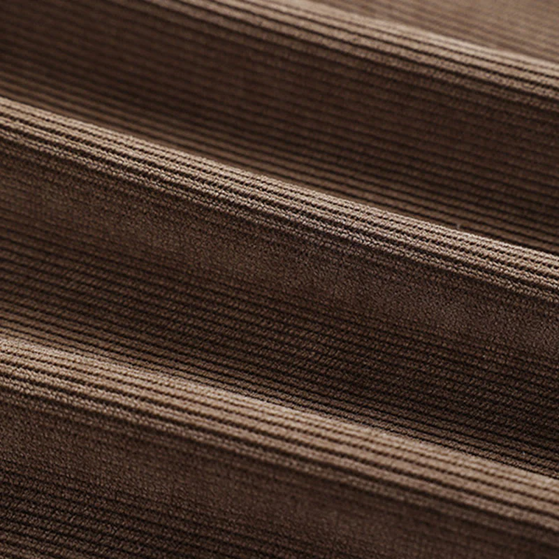 Pantaloni da uomo in velluto a coste di cotone con lacci e tasche, modello harem, tinta unita, invernali , Buddha Stones - Image 9