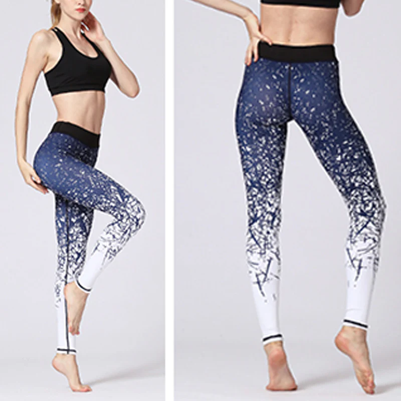 Pantaloni da yoga con stampa Buddha Stones Lines Weeds Sakura Flowers Black Tree, sportivi, fitness, yoga, leggings, pantaloni da yoga da donna - Image 22