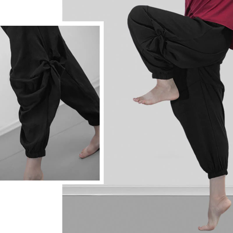 Pantaloni da yoga traspiranti in modal tinta unita Buddha Stones - Image 22