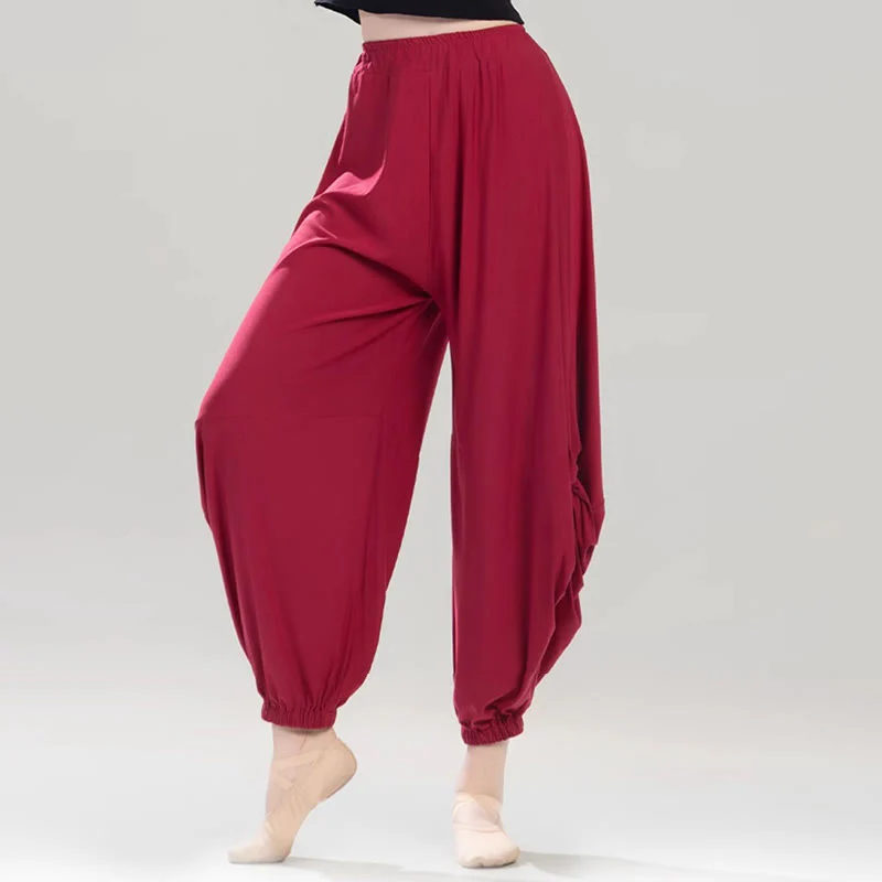 Pantaloni da yoga traspiranti in modal tinta unita Buddha Stones - Image 4