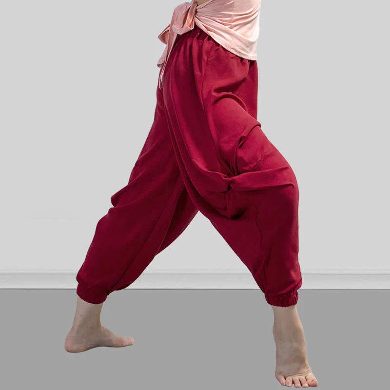 Pantaloni da yoga traspiranti in modal tinta unita Buddha Stones - Image 5