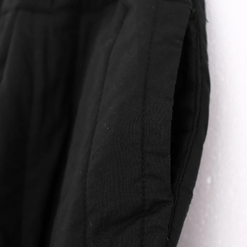 Pantaloni harem da donna in cotone con tasche e design a tinta unita invernale Buddha Stones - Image 12