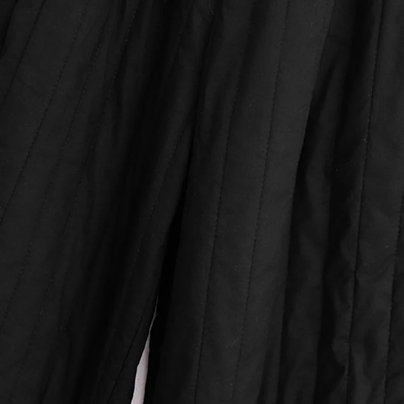 Pantaloni harem da donna in cotone con tasche e design a tinta unita invernale Buddha Stones - Image 14