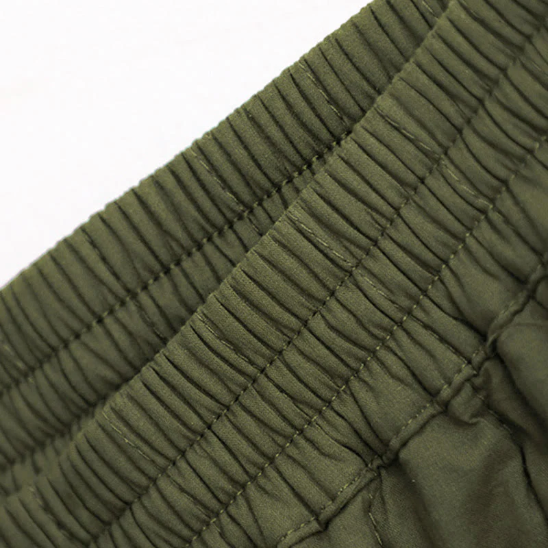 Pantaloni harem da donna in cotone con tasche e design a tinta unita invernale Buddha Stones - Image 28
