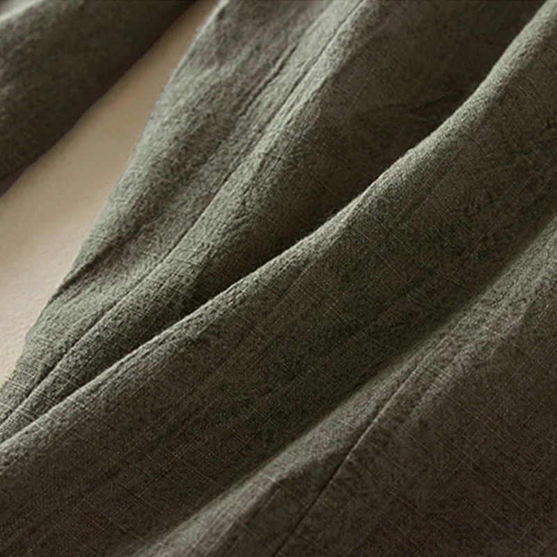 Pantaloni harem da donna in cotone con tasche, larghi e dritti, lunghezza 7-8, modello Buddha Stones - Image 12