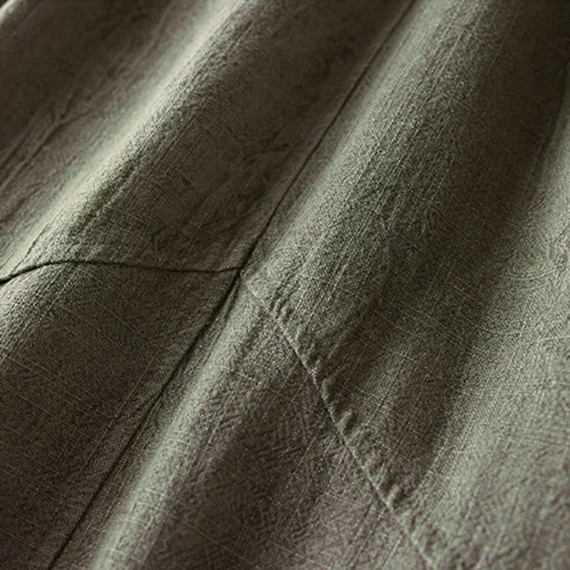 Pantaloni harem da donna in cotone con tasche, larghi e dritti, lunghezza 7-8, modello Buddha Stones - Image 14