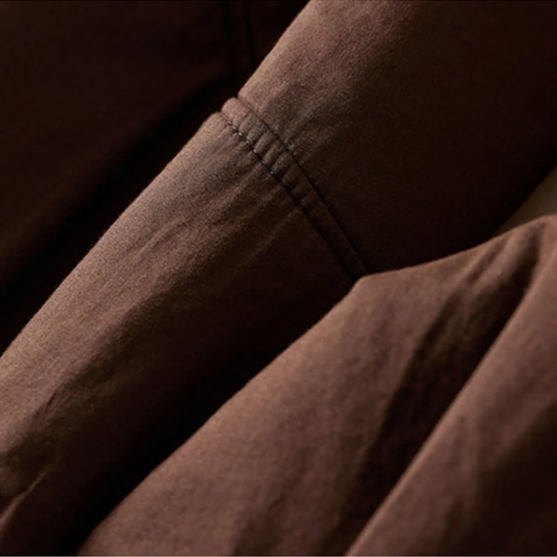Pantaloni harem da donna Buddha Stones Plain con tasche - Image 14