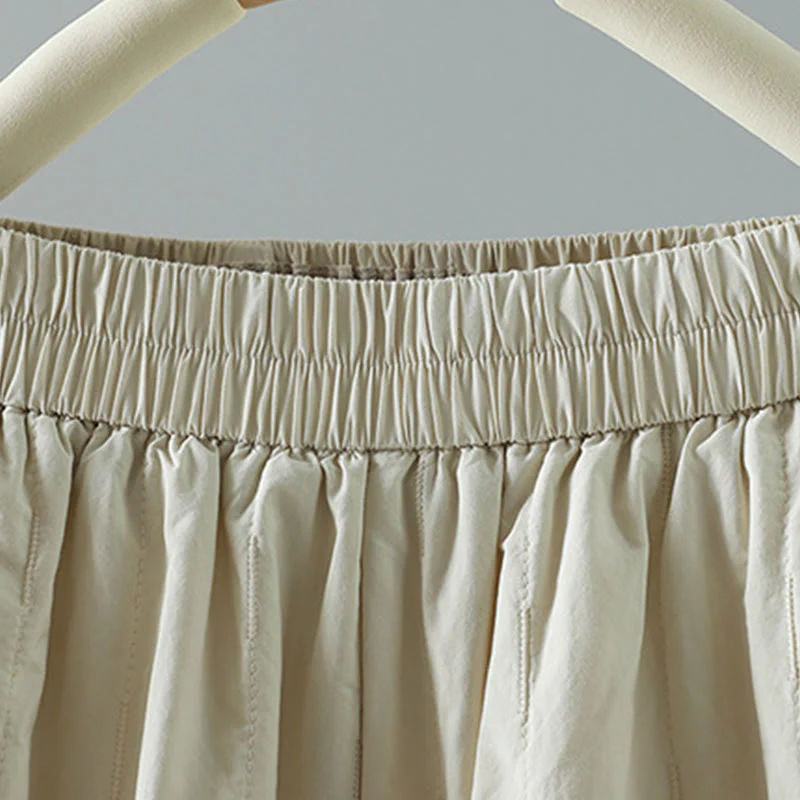 Pantaloni harem invernali da donna in cotone alla caviglia con tasche, Buddha Stones - Image 9