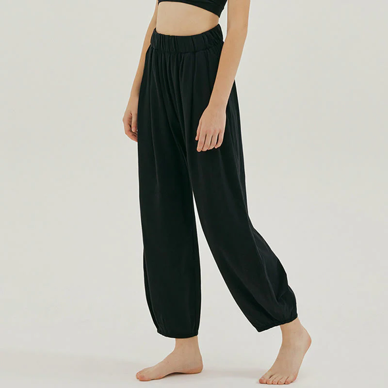 Pantaloni harem Leica da donna Buddha Stones Casual, traspiranti, larghi e semplici, con tasche - Image 11
