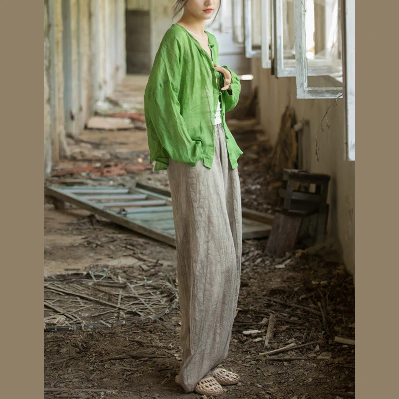 Pantaloni harem tie-dye retrò Buddha Stones, pantaloni da yoga casual da donna con tasche - Image 10