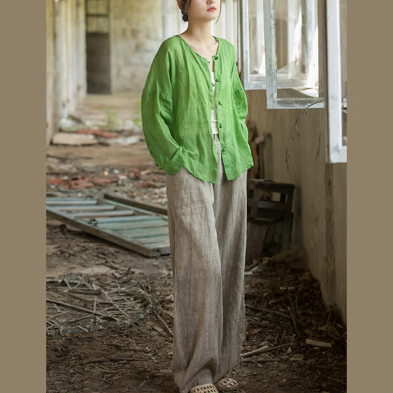 Pantaloni harem tie-dye retrò Buddha Stones, pantaloni da yoga casual da donna con tasche - Image 14