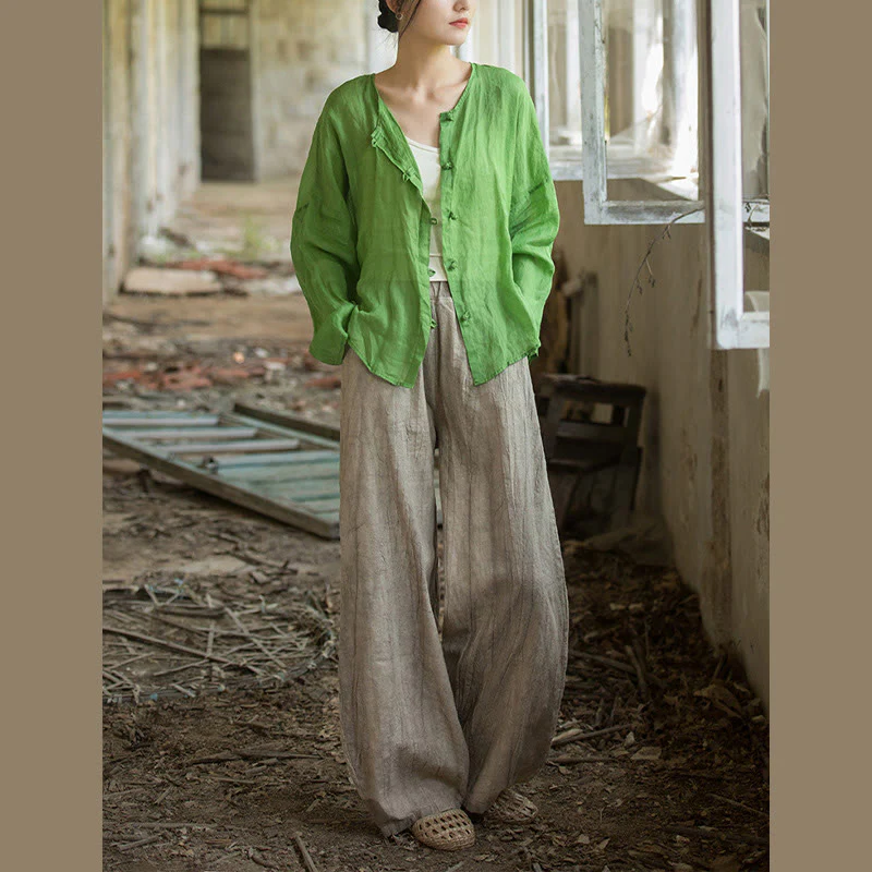 Pantaloni harem tie-dye retrò Buddha Stones, pantaloni da yoga casual da donna con tasche - Image 15