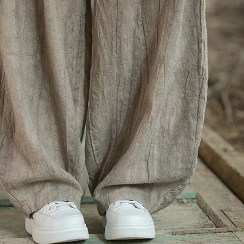 Pantaloni harem tie-dye retrò Buddha Stones, pantaloni da yoga casual da donna con tasche - Image 16