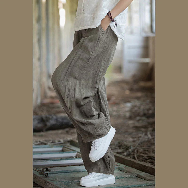 Pantaloni harem tie-dye retrò Buddha Stones, pantaloni da yoga casual da donna con tasche - Image 20